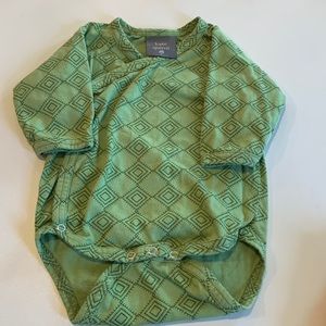 Kate Quinn kimono style long sleeve onesie, size 3 to 6 months